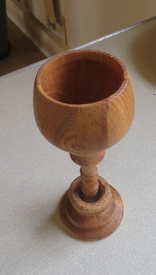 Goblet with captive ring by Geoff Christie